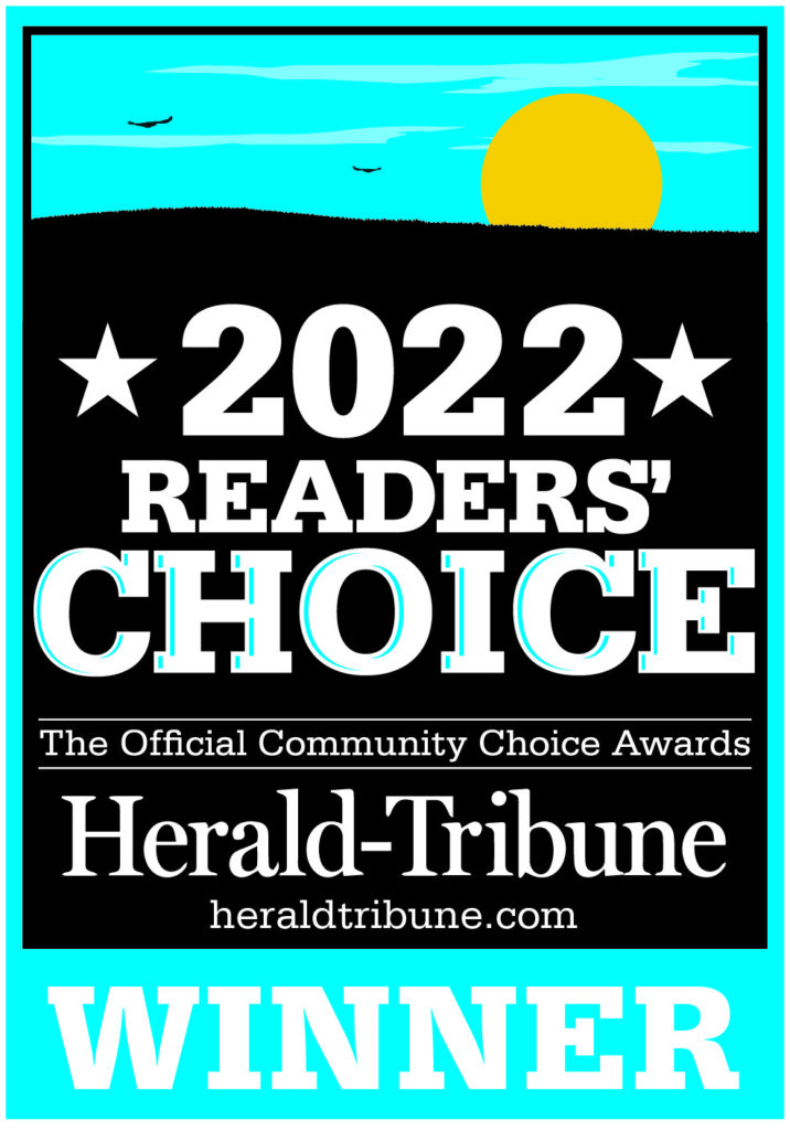 flyer for the 2022 readers choice award winner